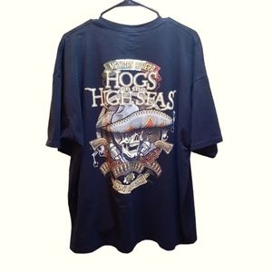 Biker T Shirt Motorcycle Rally Men's SIZE 2XL